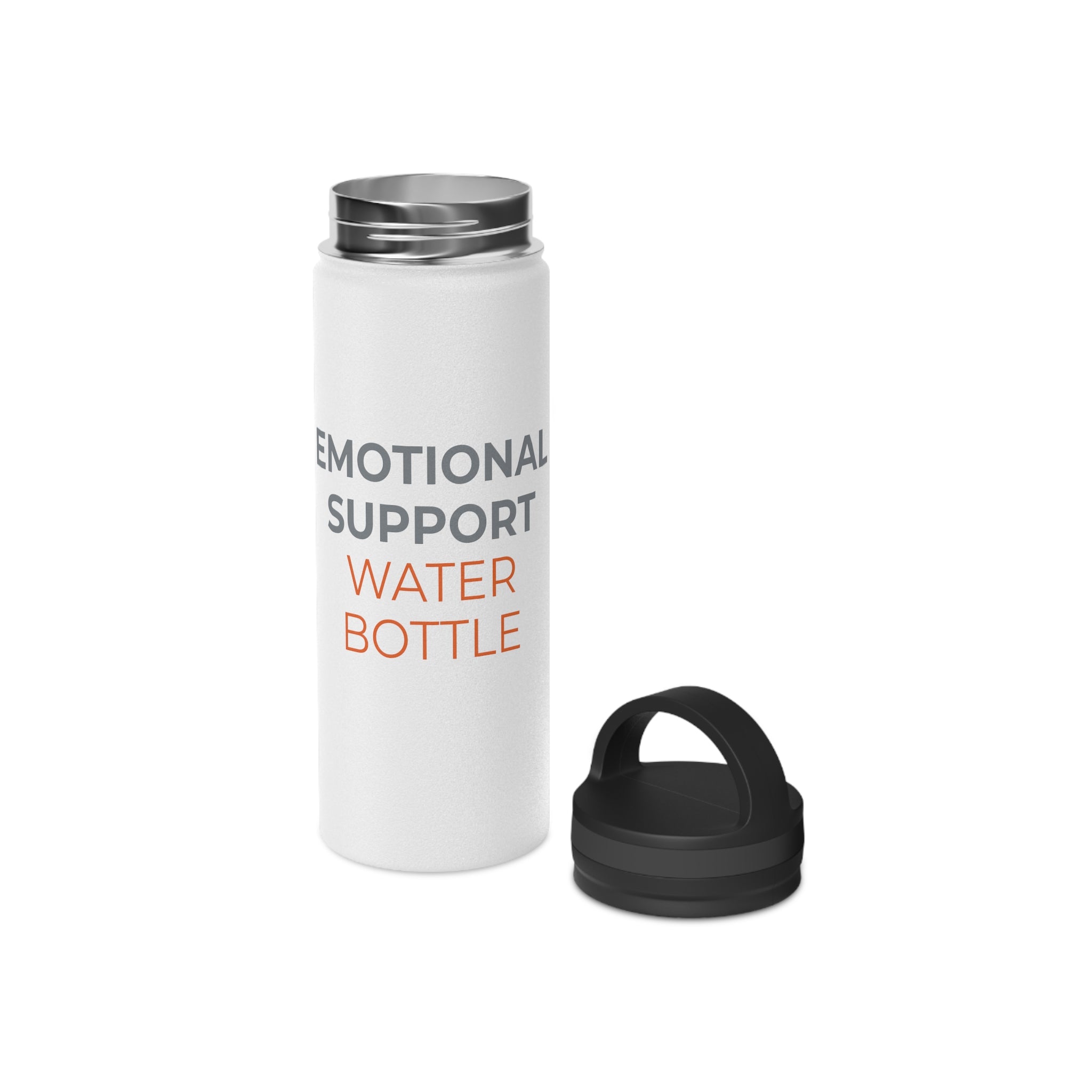 "Emotional Support Water Bottle" — Stainless Steel 32oz Water Bottle with Lid