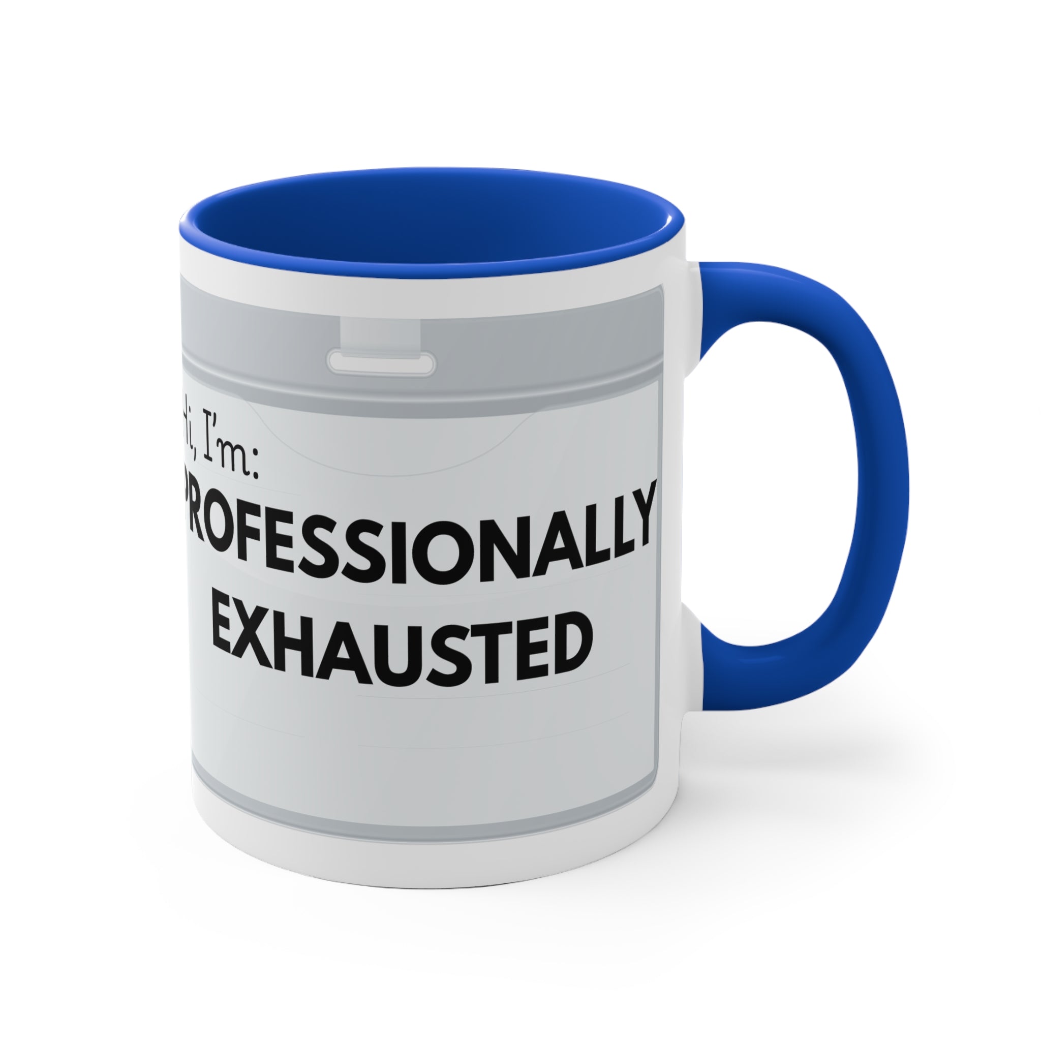 Running on Empty & Deadlines 11oz  Funny Office Coffee Cup for Busy Professionals